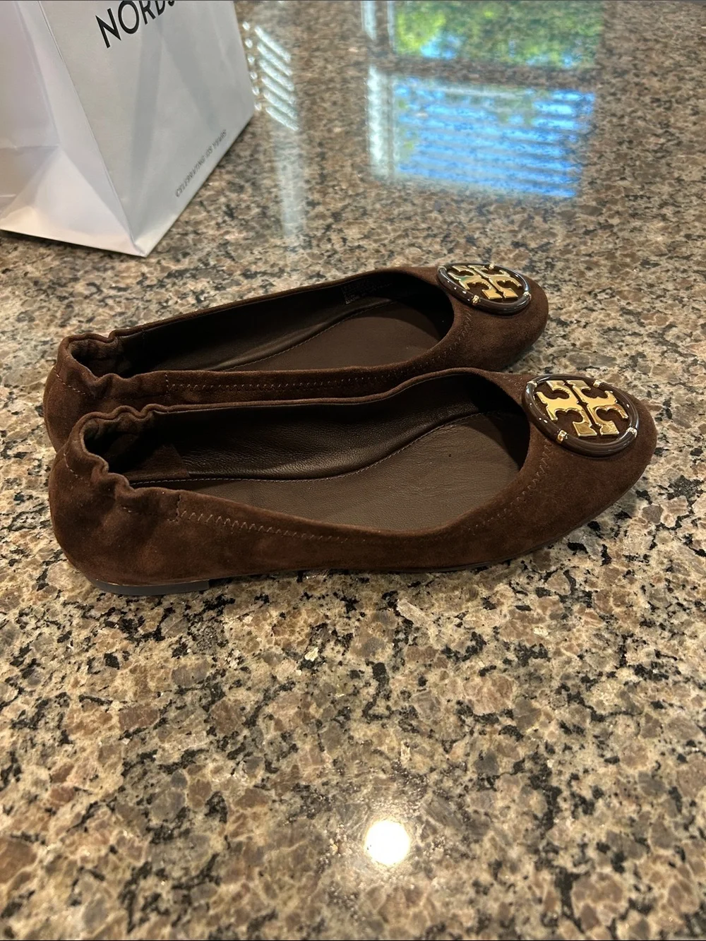 Tory Burch brown flats